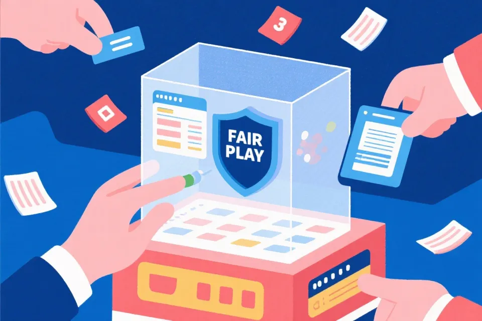 公平游戏与透明记录示意图